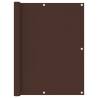 Balcony Screen Brown 120x300 cm Oxford Fabric Colour brown Size 120 x 300 cm Quantity in Package 1 