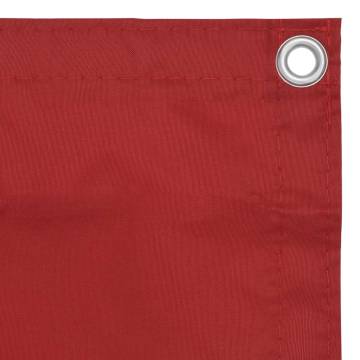 Red Balcony Screen 90x300 cm - Waterproof & UV Protective