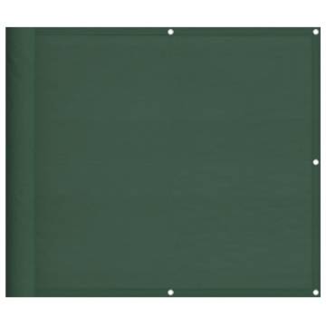 Dark Green Balcony Screen 90x800 cm | 100% Polyester Oxford