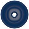 Ceramic Dark Blue Round Bathroom Sink | HipoMarket