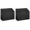 Durable Garden Bench Covers - 2 pcs 160x70x70/88 cm