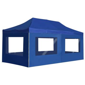 Professional Folding Party Tent 6x3m Blue - HipoMarket