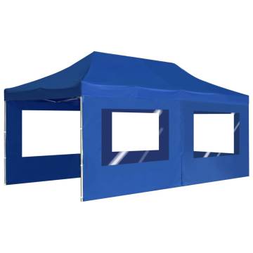 Professional Folding Party Tent 6x3m Blue - HipoMarket