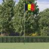 Belgium Flag and Pole - 6.23m Aluminium - Perfect for Events