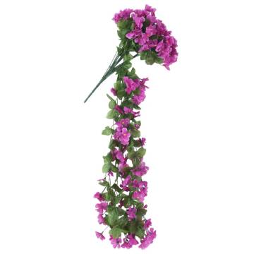 Light Purple Artificial Flower Garlands - 3 pcs 85 cm