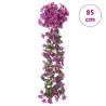 Light Purple Artificial Flower Garlands - 3 pcs 85 cm