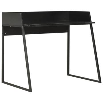 Sleek Black Desk 90x60x88 cm - Modern Office Furniture