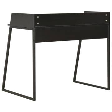 Sleek Black Desk 90x60x88 cm - Modern Office Furniture