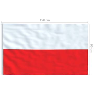 Poland Flag 90x150 cm | Durable Patriotic Flag for Events