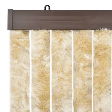 Insect Curtain Beige 90x200 cm Chenille - Stay Insect-Free