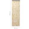 Insect Curtain Beige 90x200 cm Chenille - Stay Insect-Free