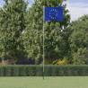 Europe Flag and Pole 6.23 m Aluminium Size 6.23 m Flag europe 