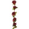 Wine Red Artificial Flower Garlands - 6 pcs | 250 cm