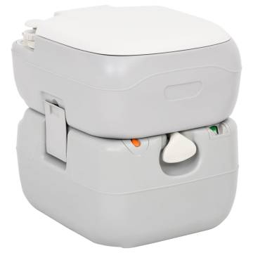 Portable Camping Toilet - 22+12 L HDPE | HipoMarket