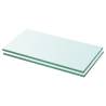 Clear Glass Shelves - 2 pcs 20x30 cm | HipoMarket