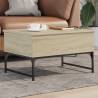 Elegant Coffee Table Sonoma Oak - 70x50x40 cm | Hipomarket