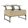 Elegant Coffee Table Sonoma Oak - 70x50x40 cm | Hipomarket