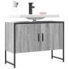 Bathroom Sink Cabinet Grey Sonoma - 80x33x60 cm | HipoMarket