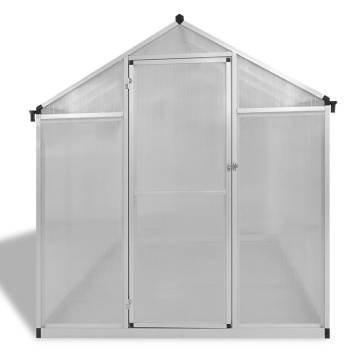 Reinforced Aluminium Greenhouse with Base Frame - 4.6 m²