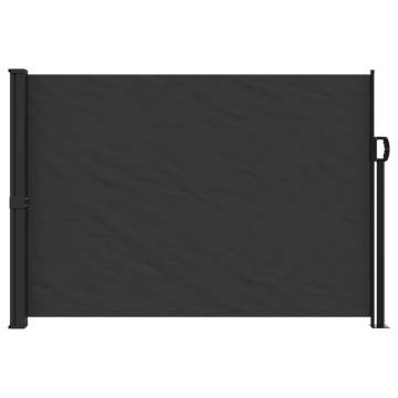 Retractable Side Awning Black 140x300 cm - Stylish Privacy Solution