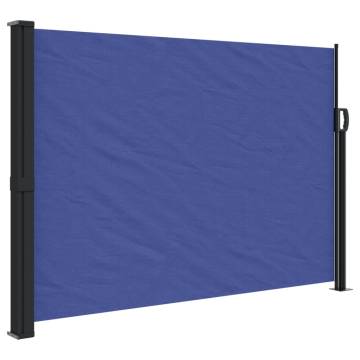 Retractable Side Awning Blue 140x300 cm | Hipo Market