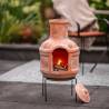 RedFire Fireplace Lima Clay Straw - Versatile BBQ & Patio Heater