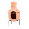 RedFire Fireplace Lima Clay Straw - Versatile BBQ & Patio Heater