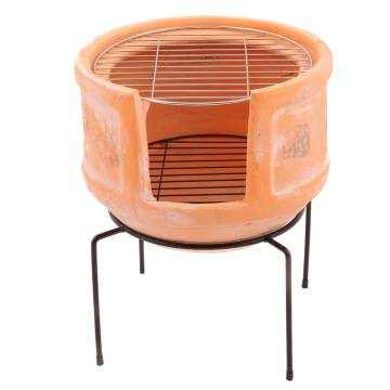 RedFire Fireplace Lima Clay Straw - Versatile BBQ & Patio Heater