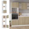 Microwave Cabinet Sonoma Oak - Durable Kitchen Storage