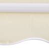 Awning Top Sunshade Canvas Cream 3x2.5m | HipoMarket