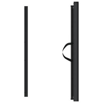 Retractable Pet Gate Black - 82.5x125 cm | Hipo Market