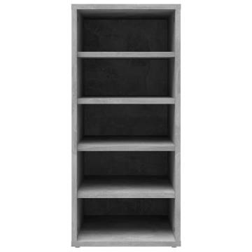 Shoe Cabinet Concrete Grey 31.5x35x70 cm | Hipomarket