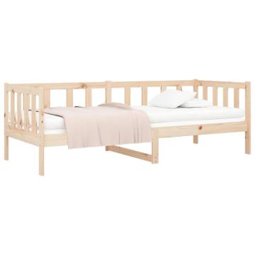 Day Bed 90x190 cm Solid Pine Wood - Versatile & Stylish