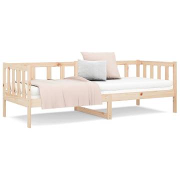 Day Bed 90x190 cm Solid Pine Wood - Versatile & Stylish