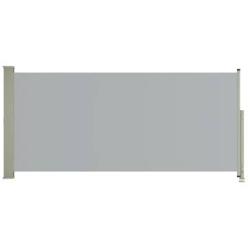 Patio Retractable Side Awning 140x300 cm - Grey | HipoMarket