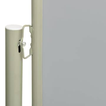 Patio Retractable Side Awning 140x300 cm - Grey | HipoMarket