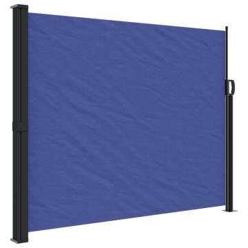 Retractable Side Awning Blue 160x300 cm - Privacy Screen