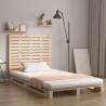 Wall Headboard 96x3x91.5 cm Solid Wood Pine Colour natural Size 96 x 91.5 cm Quantity in Package 1 