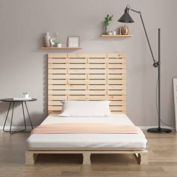 Elegant Wall Headboard - Solid Pine Wood (96x3x91.5 cm)