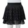 Kids' Black Tiered Ruffle Skirt - Size 140 | HipoMarket