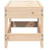 Garden Footstool - Solid Pine Wood | Hipomarket UK