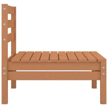 4 Piece Garden Lounge Set | Solid Pinewood Honey Brown