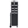 Make-up Trolley Aluminium Black - Organise Your Cosmetics