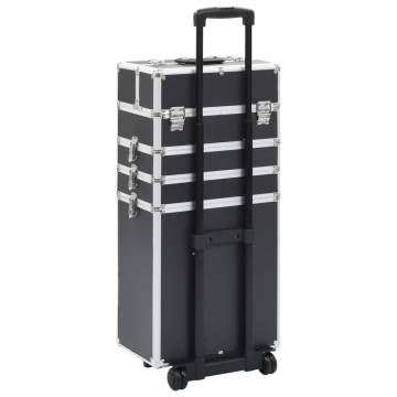 Make-up Trolley Aluminium Black - Organise Your Cosmetics