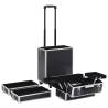 Make-up Trolley Aluminium Black - Organise Your Cosmetics