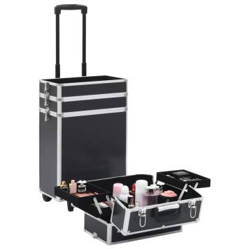 Make-up Trolley Aluminium Black - Organise Your Cosmetics