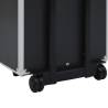 Make-up Trolley Aluminium Black - Organise Your Cosmetics