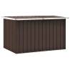 Garden Storage Box Brown 149x99x93 cm Colour brown Size 149 x 99 x 93 cm 