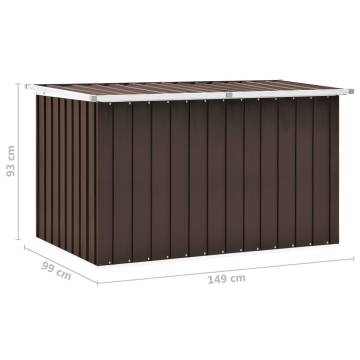 Stylish Brown Garden Storage Box - 149x99x93 cm | HipoMarket