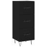 Elegant Highboard Black 34.5x34x180 cm - Stylish Storage Solution